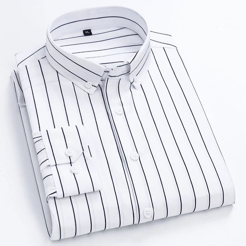 Men's Striped Shirts Long Sleeve Shirts