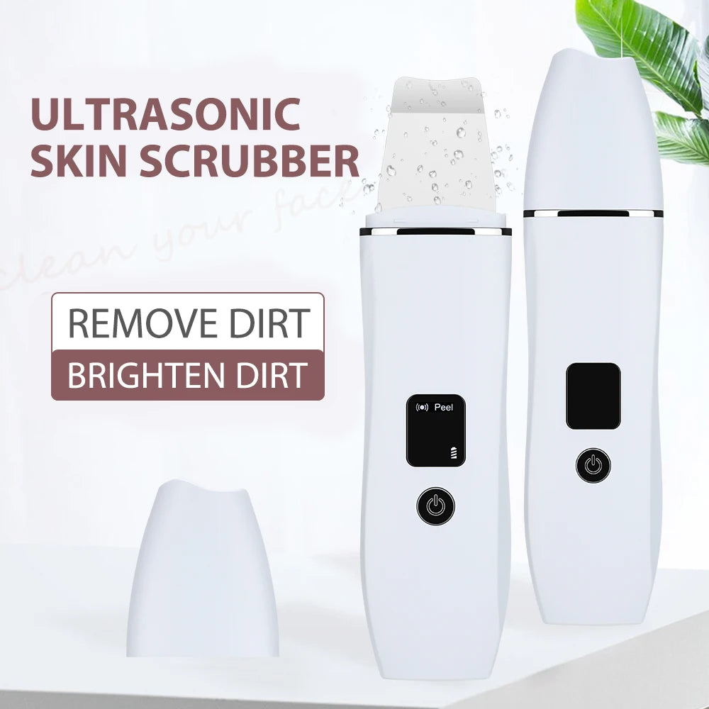 Deep Face Cleaning Ultrasonic Ion Acne Pore Cleaner Facial Shovel Cleanser