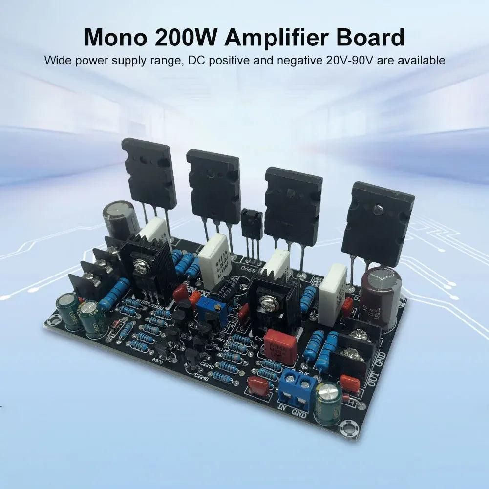 High Power Audio Amplifier Finished Board