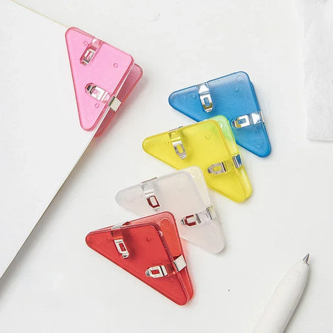 Paper Clips File Index Photo Clamp Page Holder Korean Stationery Office Desk Organizer