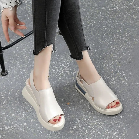 Summer Wedge Platform Ladies Casual Shoes