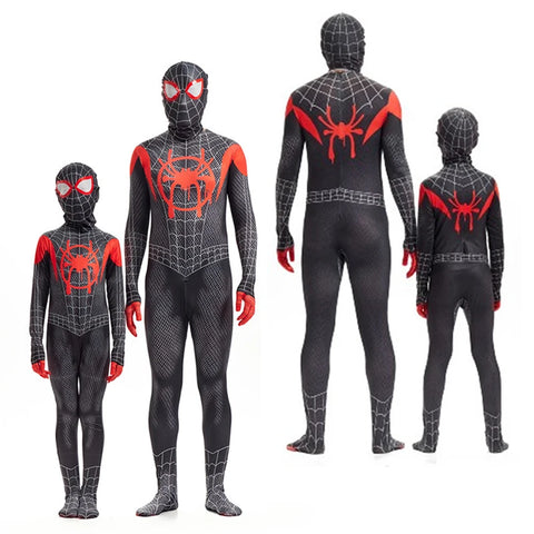 spider man Miles Morales cosplay bodysuit jumpsuit