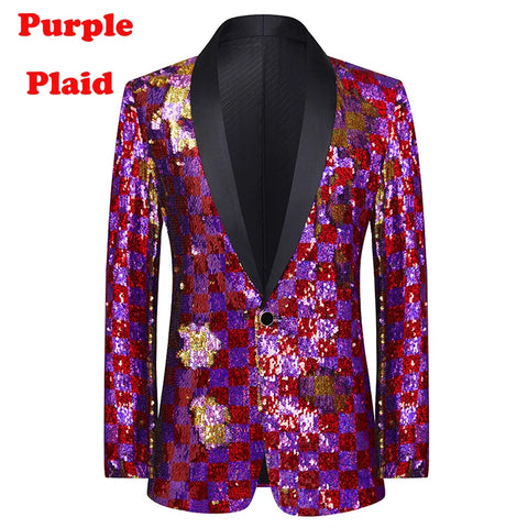 Glitter Blazer Men