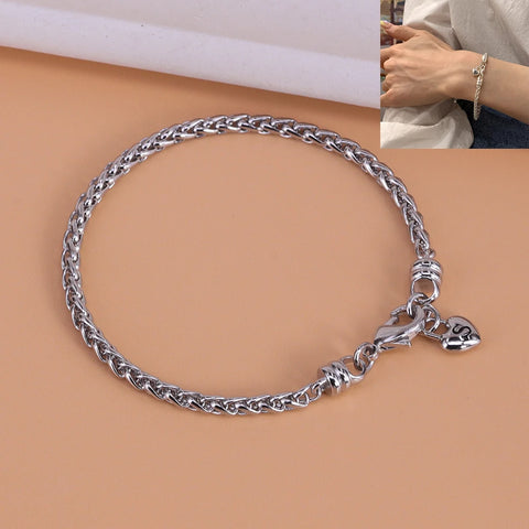 VENTFILLE 925 Sterling Silver Pearls Bamboo Knots Bracelet for Women Girl Simple Korean Jewelry Birthday Gift Dropshipping