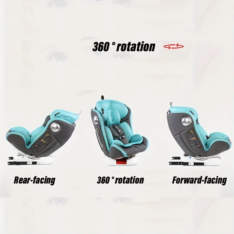 Multifunctional Child Safety Seat 360° Rotatable