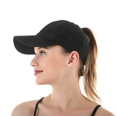 Sports Sunshade Ponytail Cap