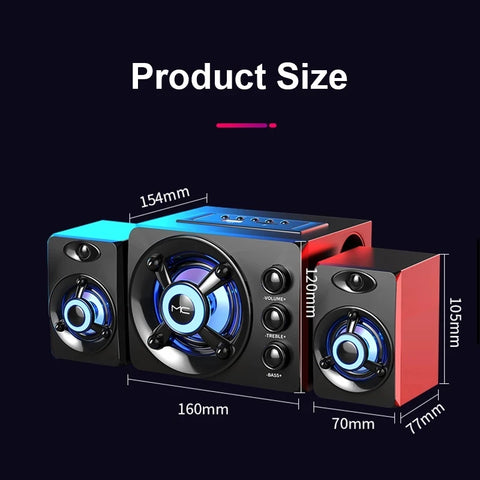 Audio Center Home Theater System For Computer PC TV Subwoofer Wireless Caixa De Som Bluetooth Speaker Music Sound Box Blutooth