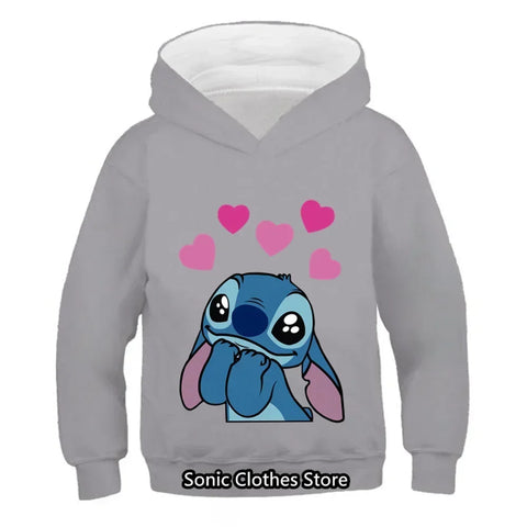 Children Hoodies Letter Cotton Kawaii Sweatshirt