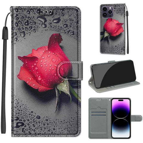 Flower Pattern Flip Case For Xiaomi