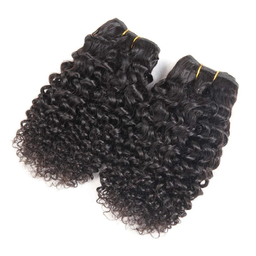 Raw Indian Curly Hair Bundles 100% Human Hair Weave 1/3/6 Pieces Tissage Humain Hair Natural Remy Kinky Curly Hair Extensions