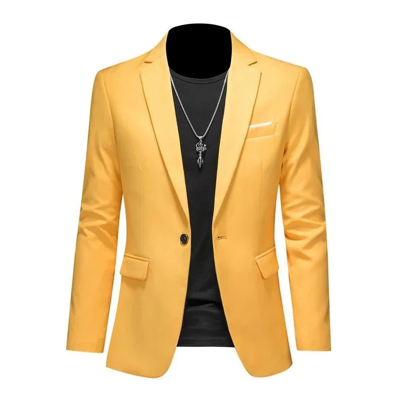 Casual Business Men's Blazer Groom Wedding Gown Blazers for Men