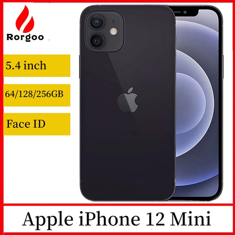 Original Apple iPhone 12 mini 5.4" 4G 5G 64GB/128GB/256GB ROM Dual 12MP A14 Chip IOS LTE Unlocked Smartphone 12MINI Mobile phone