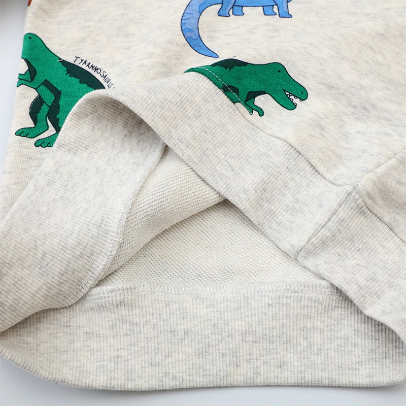 Cartoon Dinosaurs Sweatshirt Spring Autumn Tops Hoodies