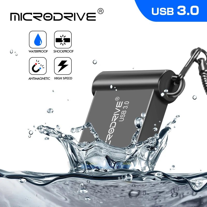 USB Flash Drive High Speed 3.0 Mini Flash Pendrive 128GB 64GB 32GB 16GB Cle USB 3.0 Stick 64GB 128GB USB Storage Key USB Devices