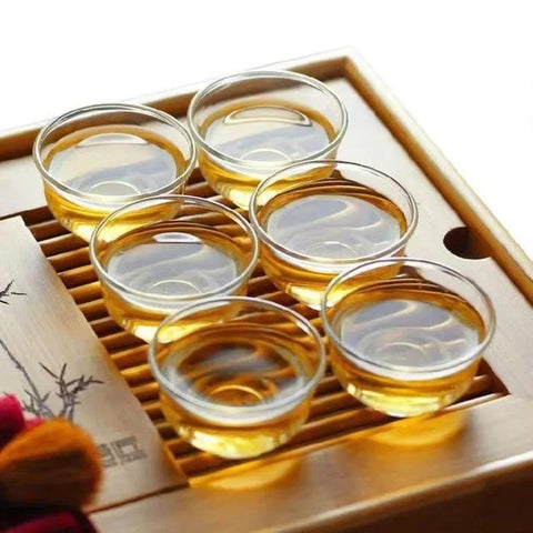 Heat Resistant Glass Tea Cup Set