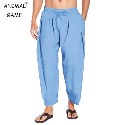 New Harem Linen Pants for Men