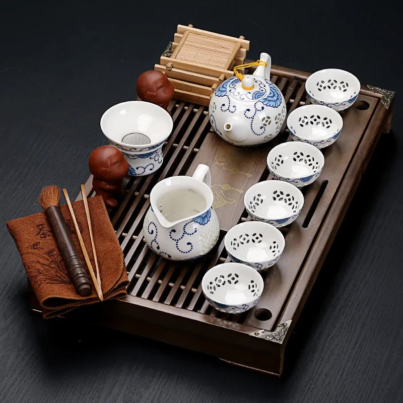 Vintage Simple Kung Fu Luxury Tea Set