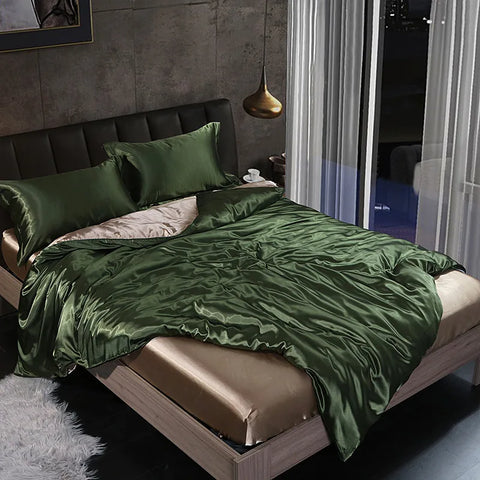 Blend Mulberry Silk Luxury Bedding Set