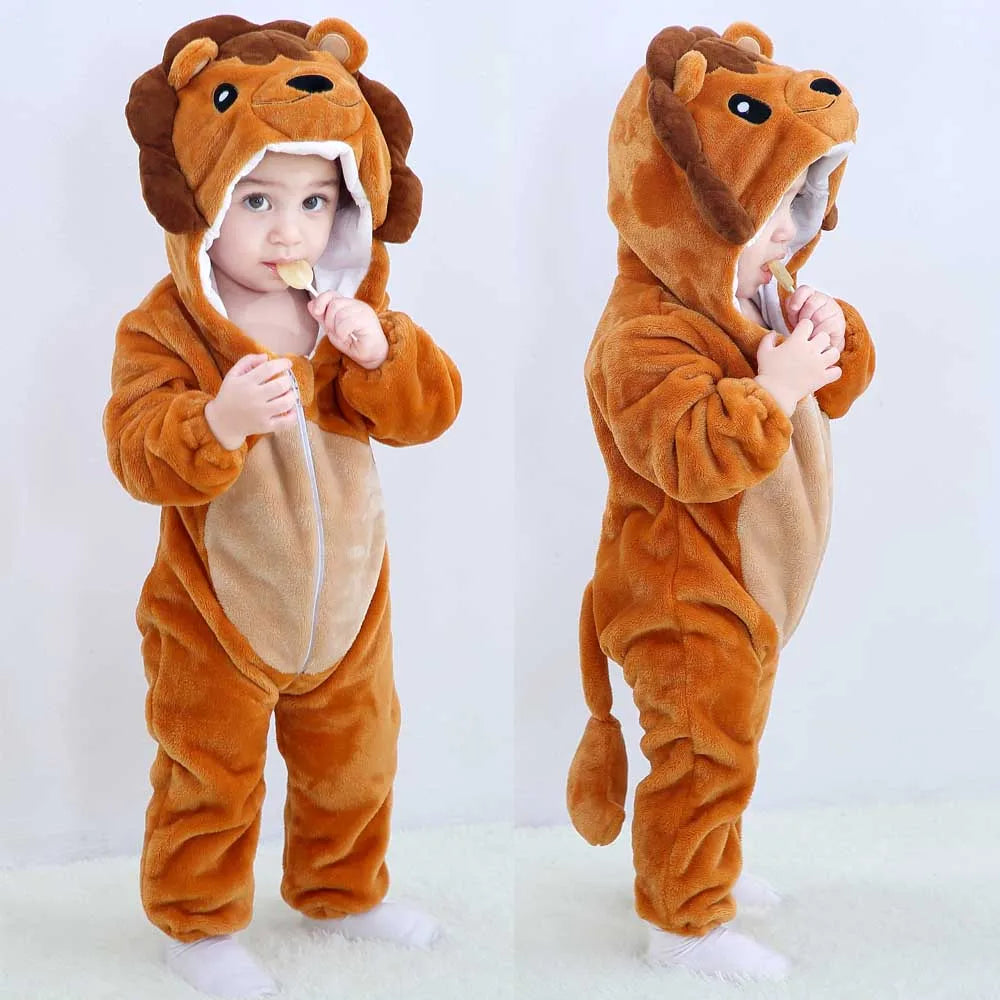 Newborn Baby Boy Clothing Animal Cartoon Jumpsuits