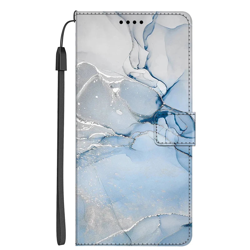 Marble Leather Case For iPhone