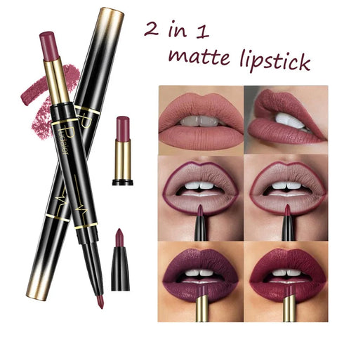 Double Ended Matte Lipstick Long Lasting