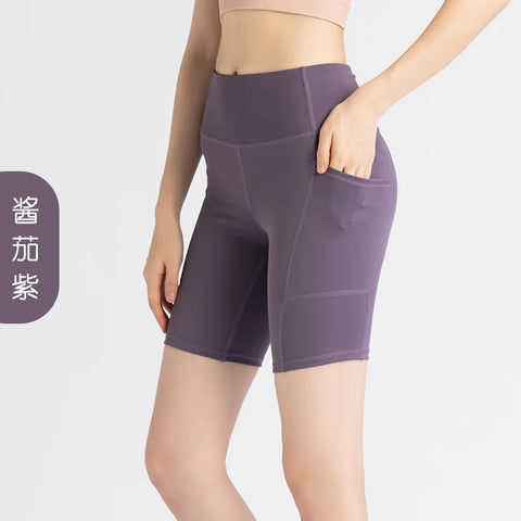 High Waist Legging Pockets Fitness Bottoms Running Sweatpants for Women