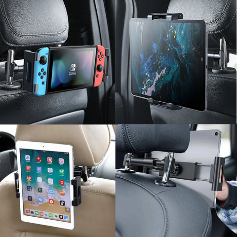 Tablet Car Holder For 4.7-13 in Tablet & Phone Holder Back Seat Headrest Mounting Holder Car Accessories For iPad Pro 12.9''