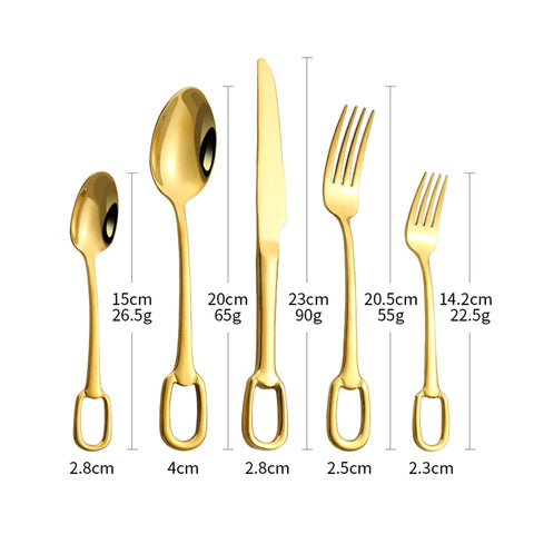 Cutlery Dinnerware Handle Hangable