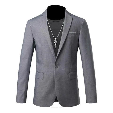 Casual Business Men's Blazer Groom Wedding Gown Blazers for Men