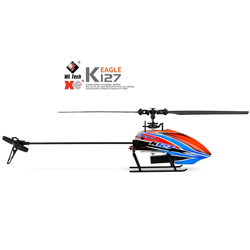 WLtoys RC Helicopters k200 K127 2.4Ghz 4CH 6-Aixs Gyroscope Fixed Height Single Blade Propellor Gyro Mini RC Toys For Kids Gift