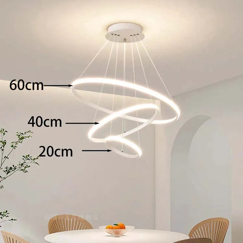 Modern ceiling chandelier, living room, bedroom, lobby, dining room, LED ceiling light, home decoration, intelligent chandelier