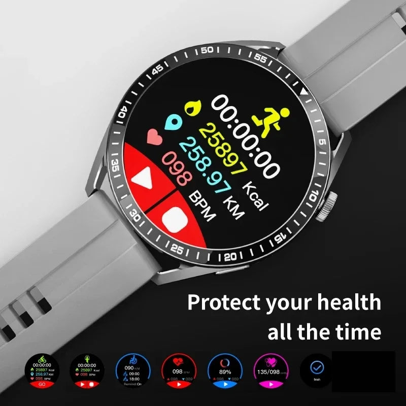 New GPS Smart Watch  GT4  for Men Women AMOLED 360*360 HD Screen Heart Rate DIY Face Bluetooth Call SmartWatch NFC GT4 Pro 2024