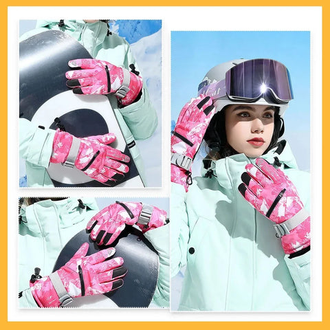 Windproof Riding Hiking Skiing Skateboard Snowboard Gloves