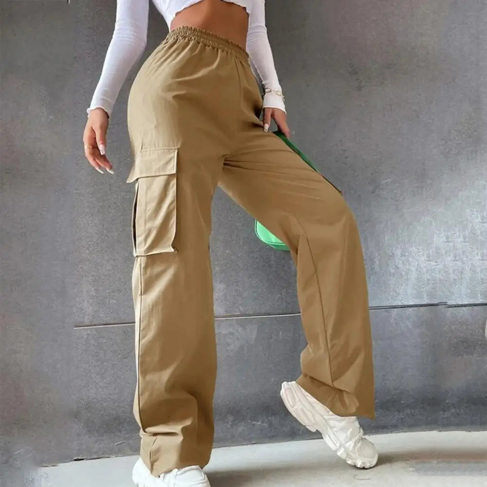 Women Cargo Trousers Korean Streetwear