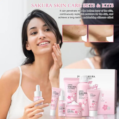 Sakura Skin Care Set Facial Cleanser