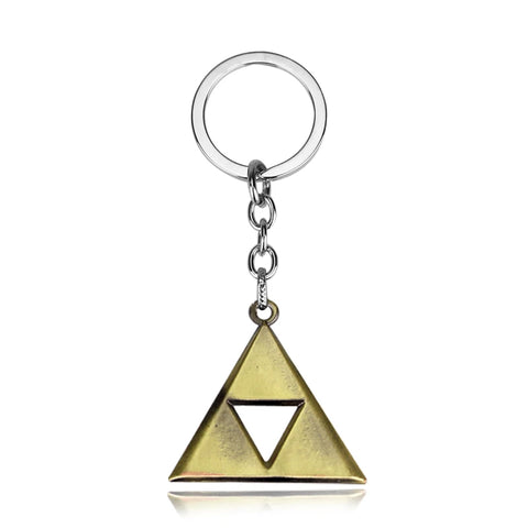 Game Zeldas Shield Keychain Symbol Pendant Enamel Metal Keyring Men Jewelry Accessories Gift