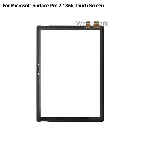 Pro7 Touch Screen With OCA For Microsoft Surface Pro 7 1866 Touch Screen Digitizer Outer Front Glass Replacement 100% Tested