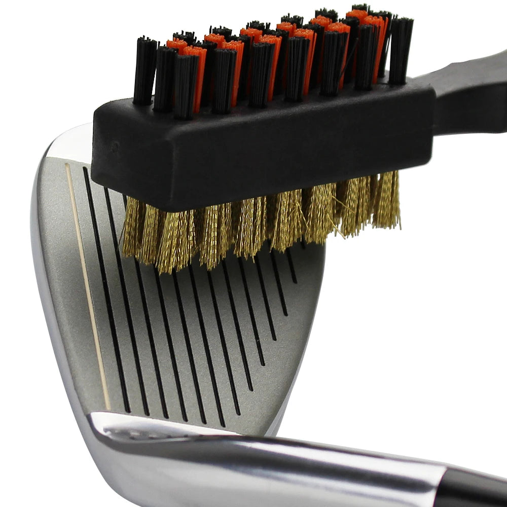 Golf Club Brush Groove Cleaner Dual Sided