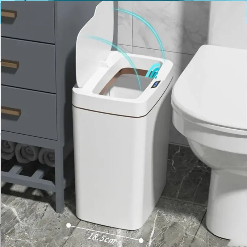 Bathroom Smart Sensor Trash Can Garbage Bucket for Kitchen Toilet Waterproof