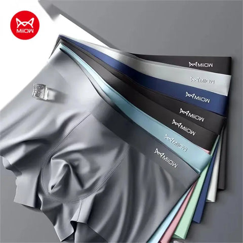 Seamless Cut Hem Men's Panties Boxers Shorts Trunk