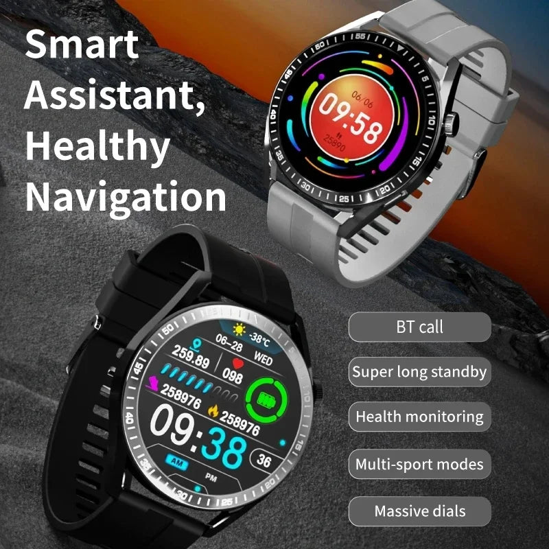 New GPS Smart Watch  GT4  for Men Women AMOLED 360*360 HD Screen Heart Rate DIY Face Bluetooth Call SmartWatch NFC GT4 Pro 2024