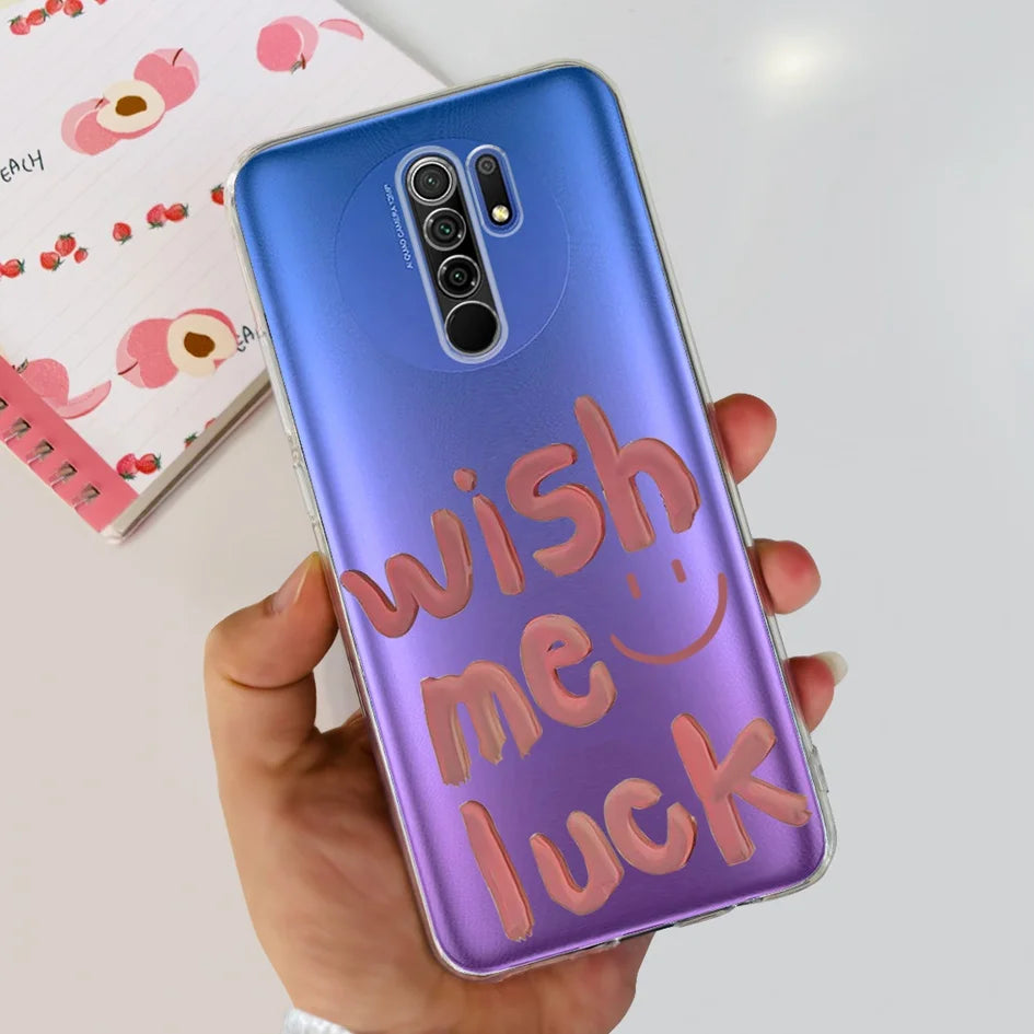 For Xiaomi Redmi 9 Prime Case Fashion Marble Soft Silicone Transparent Phone Back Cover For Xiaomi Redmi 9 Bumper on Redmi9 Capa