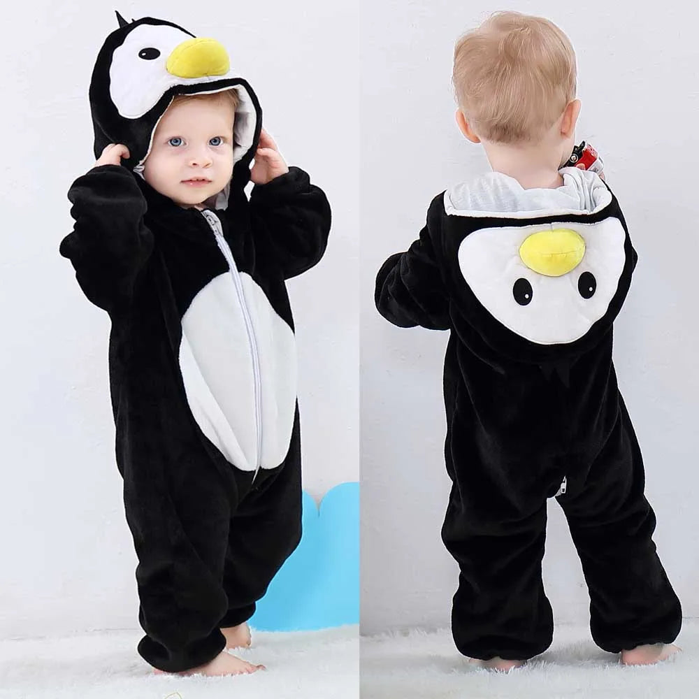 Newborn Baby Boy Clothing Animal Cartoon Jumpsuits