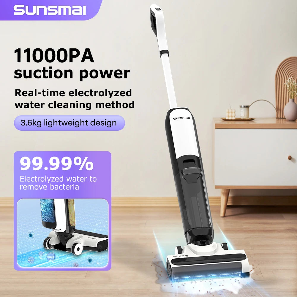 Handheld Vacuum Dry Wet Cleaner Wireless Home Floor Scrubber