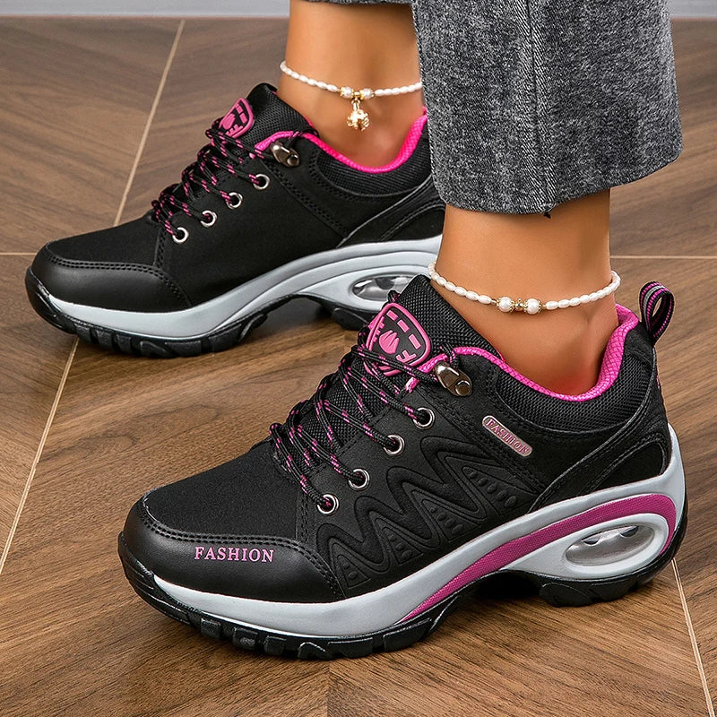 Women Sports Shoes Platform Waterproof Sneakers