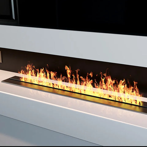 3D Water Vapor Fireplace Germicidal UV Lamps Customized Electric Fireplace