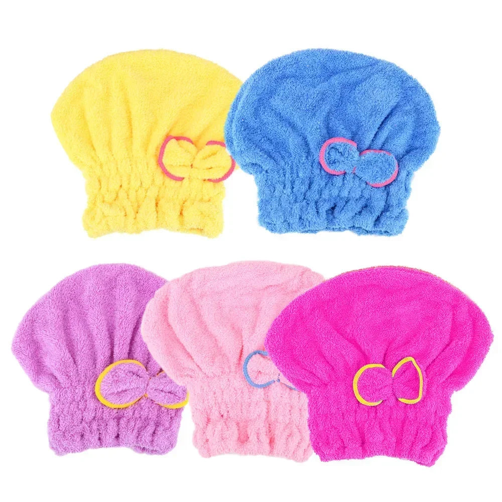 Microfiber Quickly Dry Hair Hat Bathroom Hats