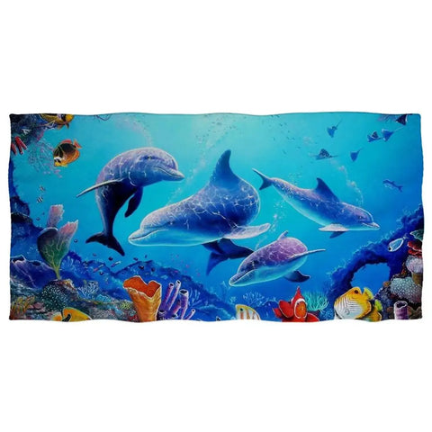 Ocean Animals Cotton Bath Towels