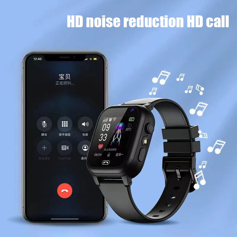 4G Smart Watch Kids SOS GPS Call LBS Tracker Location Sim Card Multifunctional Clock Camera Chat Waterproof Watch Children Gifts