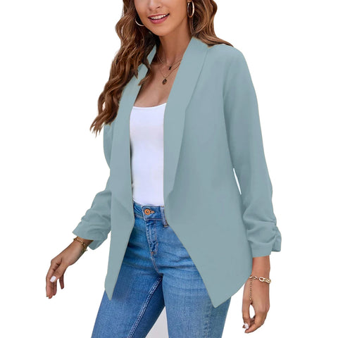 Female Office Lady Nine Quarter Blazer